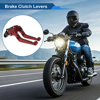 Adjustable Brake Clutch Levers for Honda X11 (1999-2002) - Solid Red