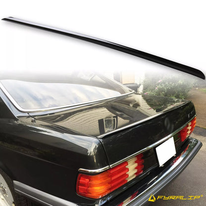 Black Boot Lip Spoiler for MB S Class W126 (1981-1991)