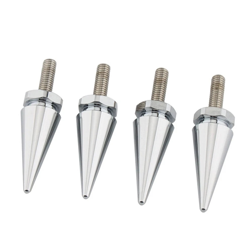 4 x Chrome Spike Windscreen Screw Bolts for Harley Touring Road Glide (1998-2025)