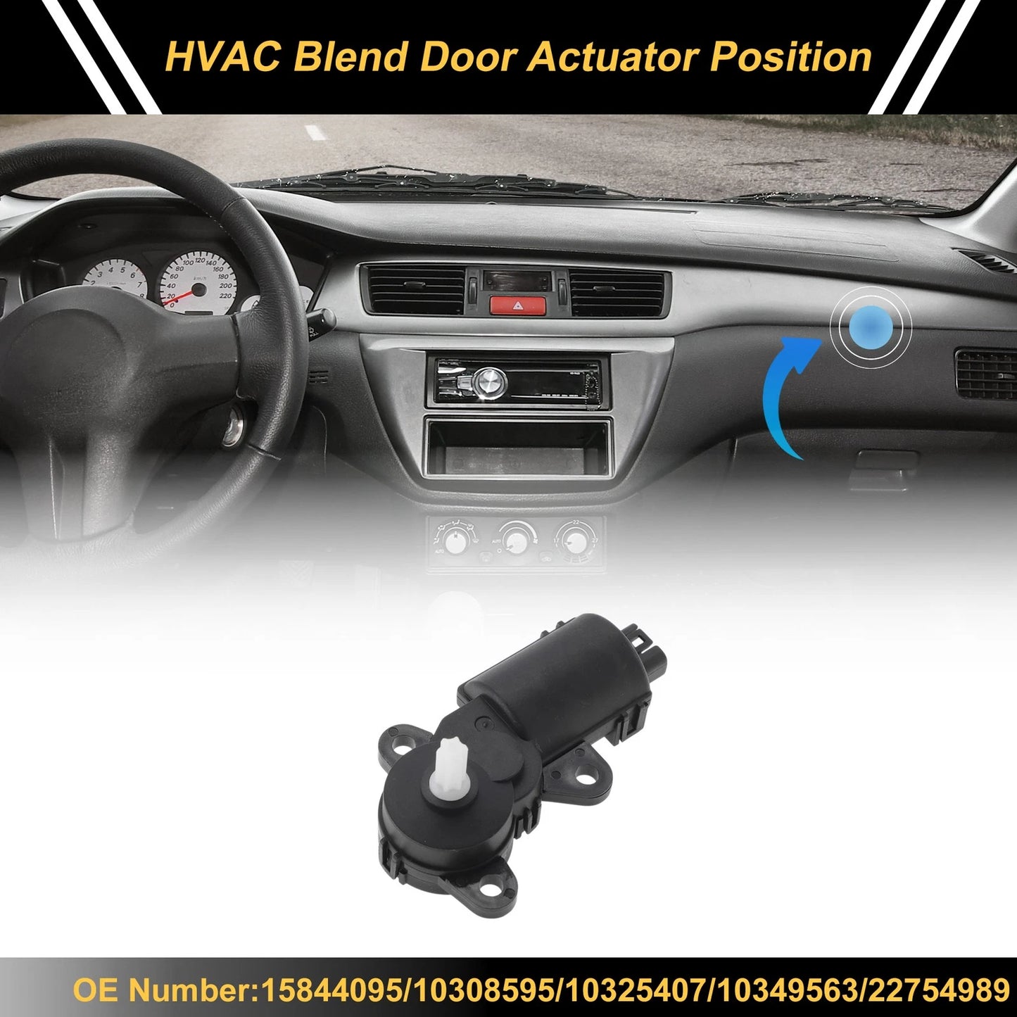 HVAC Heater Blend Door Actuator for Buick LaCrosse (2005–2009)