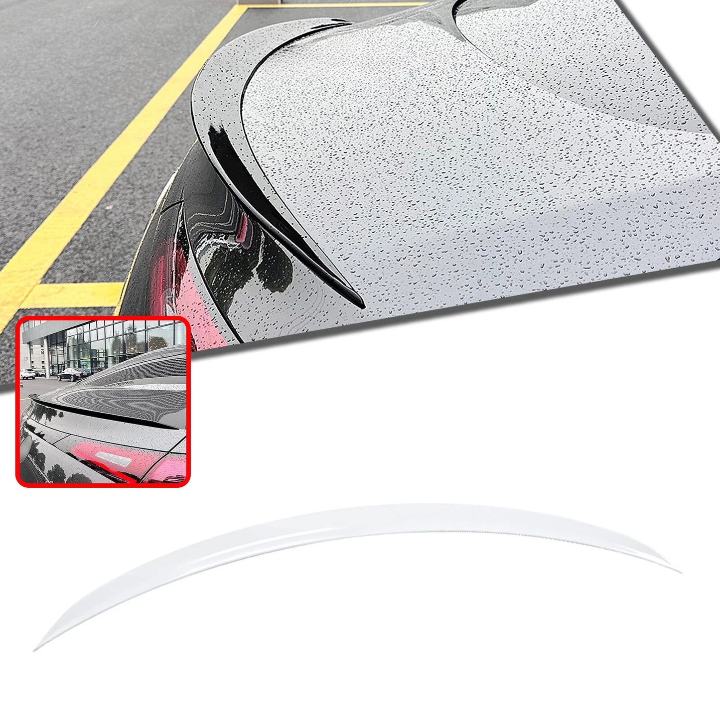 Rear Boot Spoiler Lip for Mercedes Benz GLE Coupe GLE260 300 GLE53 (2024)
