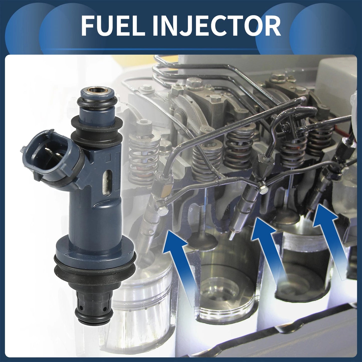 Fuel Injector 3.0L Navy Blue for Toyota Avalon (1998–2004)