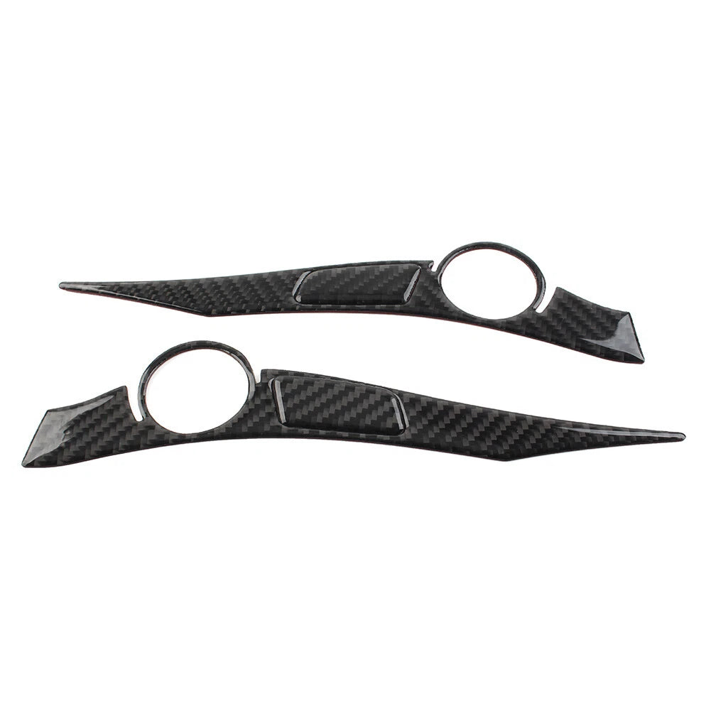4 x Car Steering Wheel Panel Cover Trim Black for Toyota Prius (2012-2015)