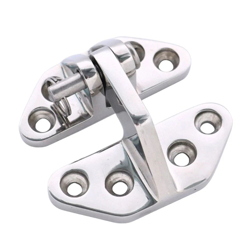 Robust 2Pcs Heavy Duty Marine Hinges Stainless Steel for Boat Decks/Windows