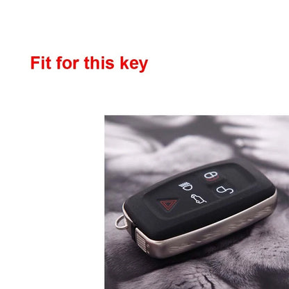 5BTN Silicone Shell Cover fit for Range Rover Sport Smart Key Case Black