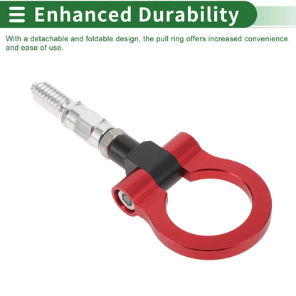 15.6mm Aluminum Alloy Front Rear Tow Hook for Ford Focus (1998-2025)
