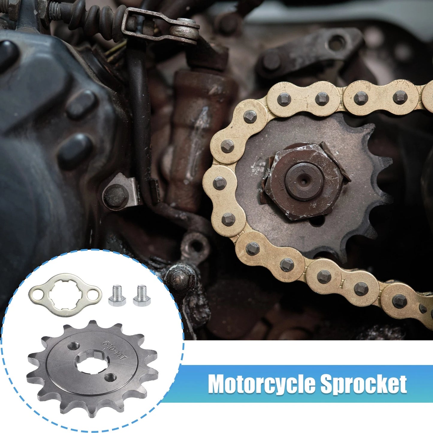 520 Sprocket 14T 20mm ID Front Engine for Dirt Pit Bike ATV