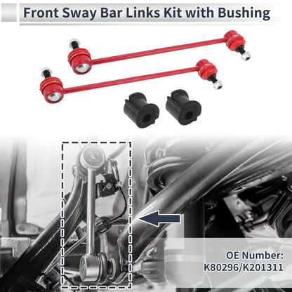 Front Stabilizer Bar Links 2 x Bushing for Mercury Mariner (2005–2011)