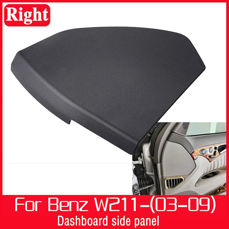Right Front Door Upper Cover Black for Mercedes Benz W211 E-Class (2003-2009)