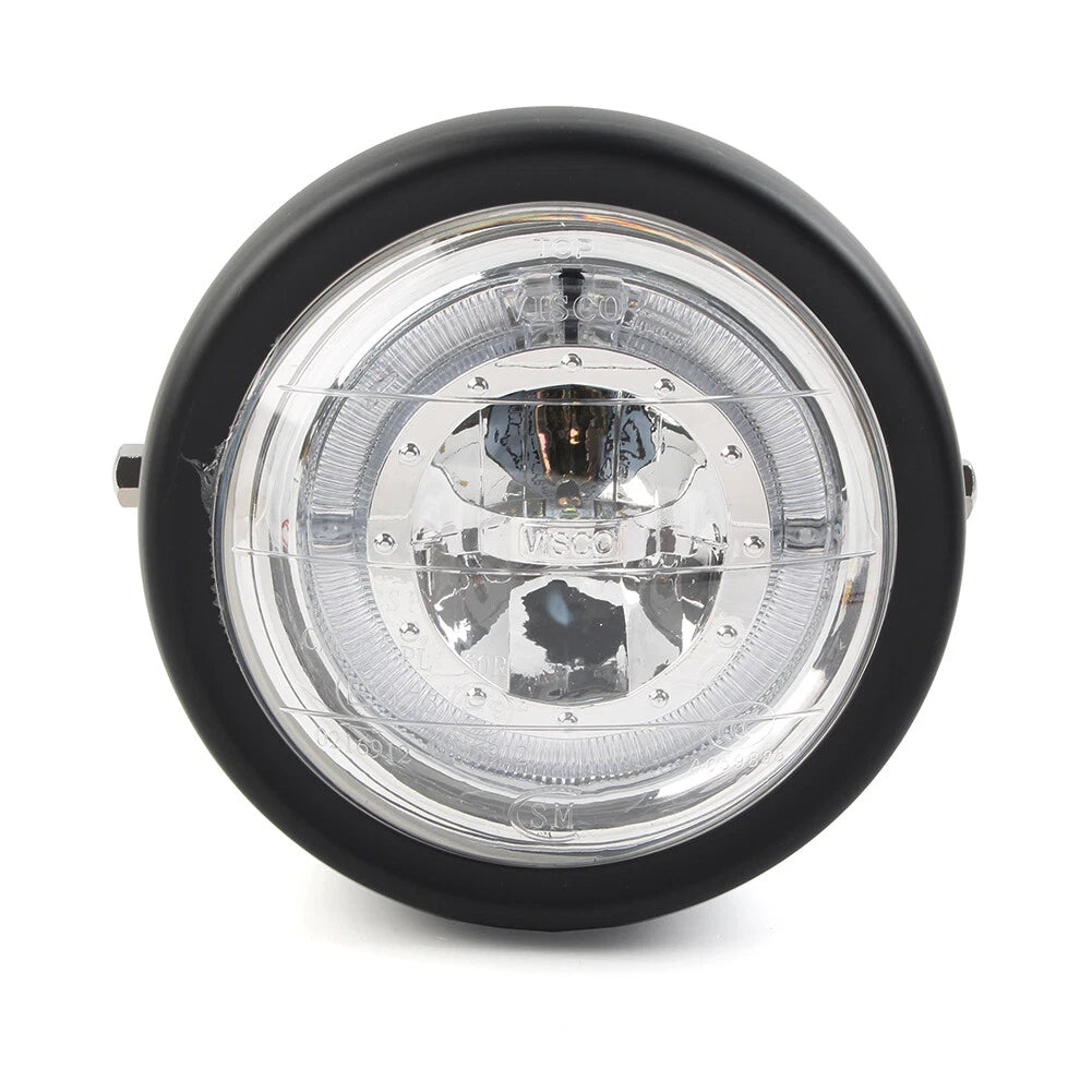 5-3/4" Switchback LED Halo DRL Angel Eye Headlight for Make & Model