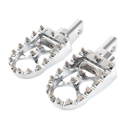 MX Style Foot Pegs for Harley Sportster XL1200 883 Chrome (2004-2023)