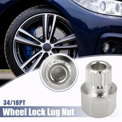Hollow Car Anti Theft Wheel Lock Lug Nut Screw Removal Key for BMW
