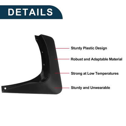 Mud Flaps Splash Guards 1 Set for Toyota Hiace (1992-2003)