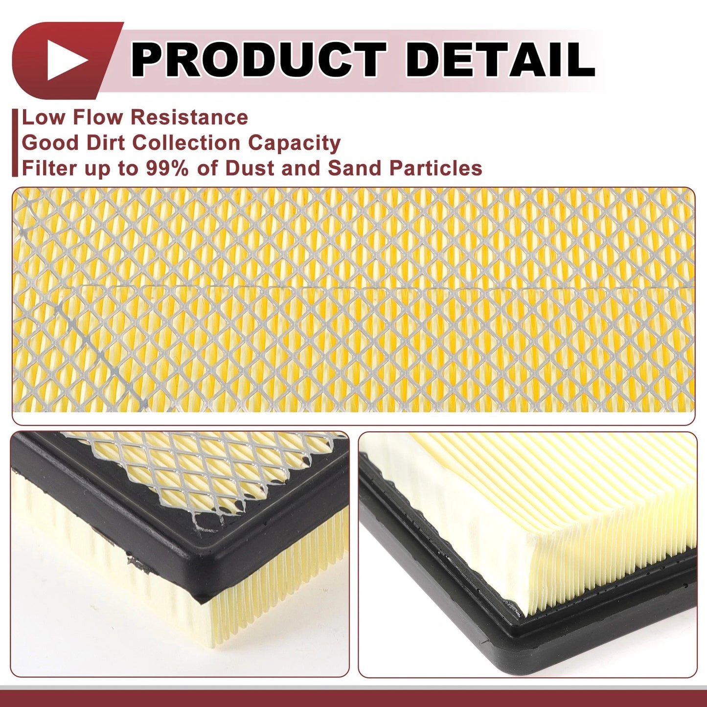Engine Air Filter 5.7L 6.1L for Dodge Challenger (2008-2010)