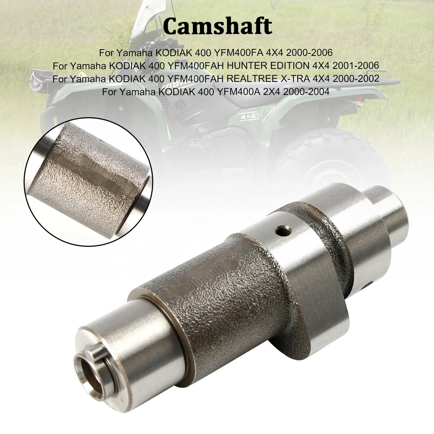 Camshaft for Yamaha Kodiak 400 YFM400 (2000-2006)