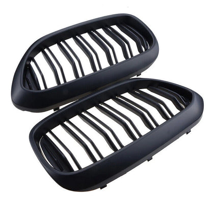 Matte Black Front Kidney Grille for BMW G30 G31 G38 5 Series 520 530 (2017-2018)