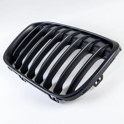 Front Bumper Grille for BMW X1 F48 (2015-2022) Matte Black Sport Style