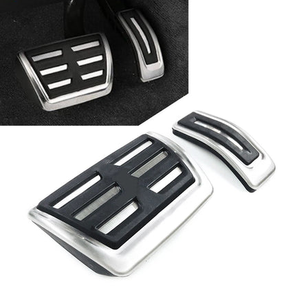 Stainless Steel Brake Gas Pedal Covers for Audi A4 A5 A6 A7 A8 Q3 Q5 (2008-2023)