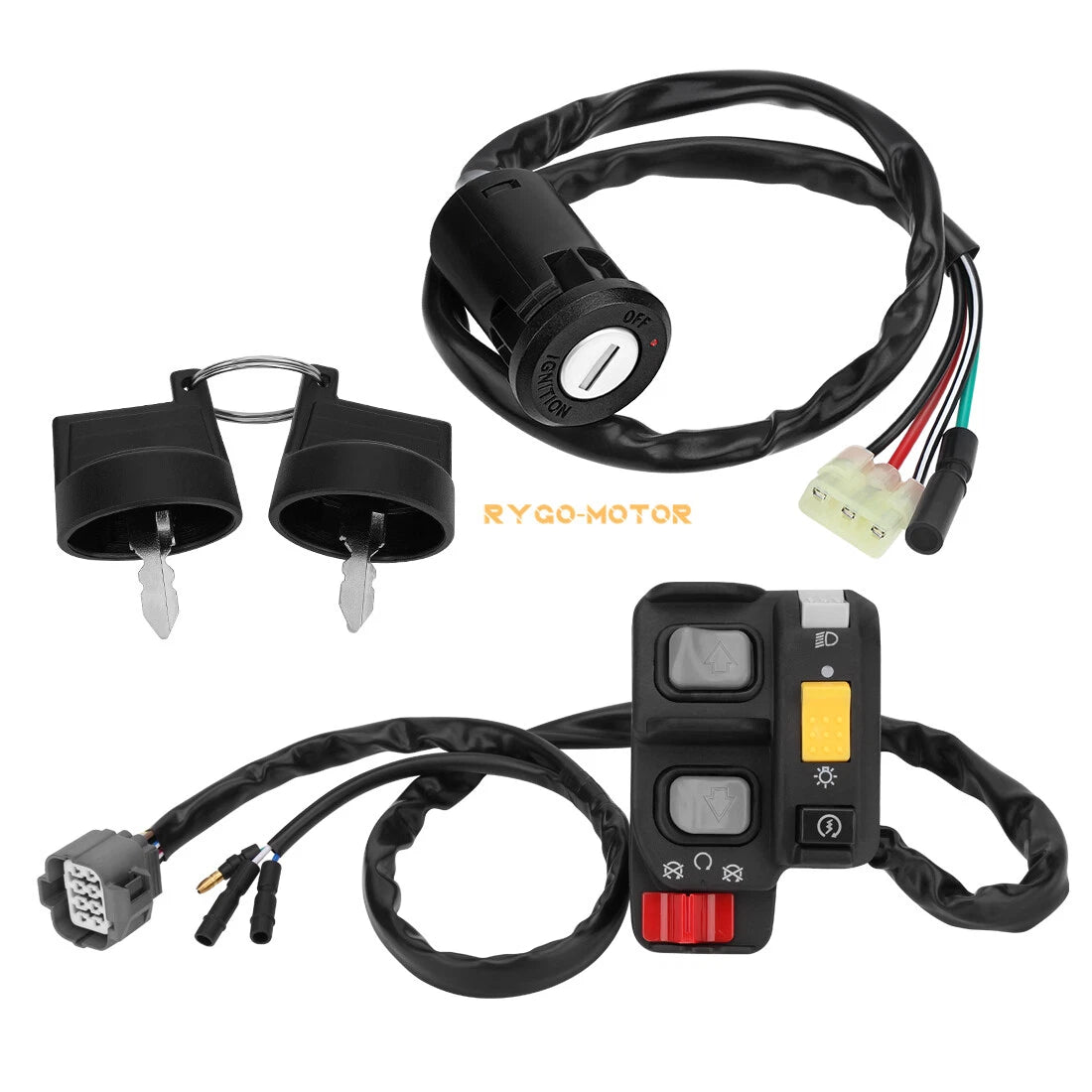 Handlebar & Key Switch for Honda Recon 250 ES TRX250TE (2002–2004)