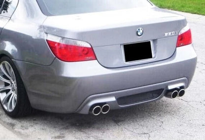 Rear Bumper Diffuser for BMW E60 M5 Gloss Black (2003-2010)