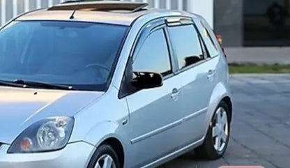 Side View Mirror Covers for Ford Fiesta MK5 (2006-2008) 2 Piece Gloss Black