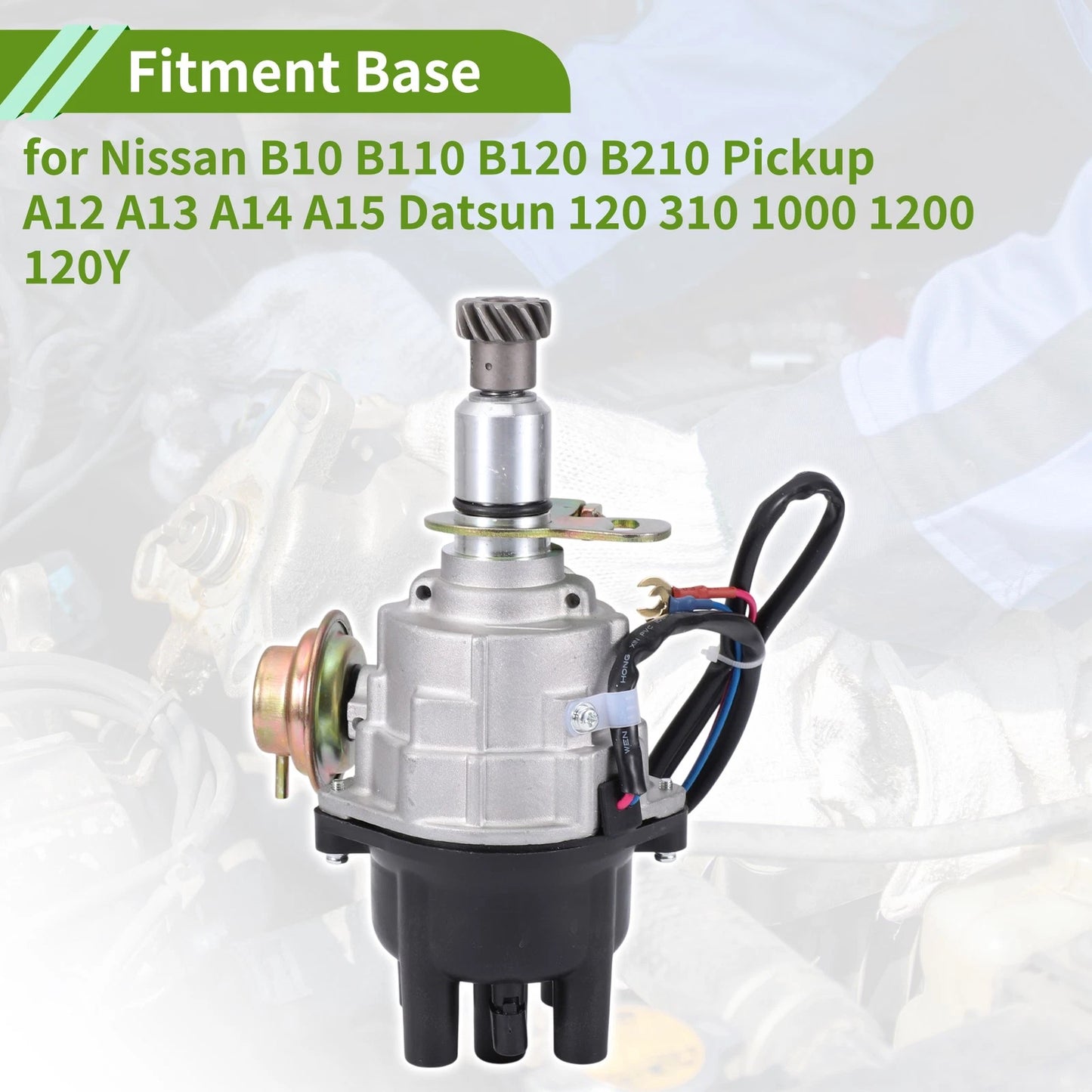 Ignition Distributor for Nissan B10 B110 B120 B210 A12 A13 A14 (1970-1978)