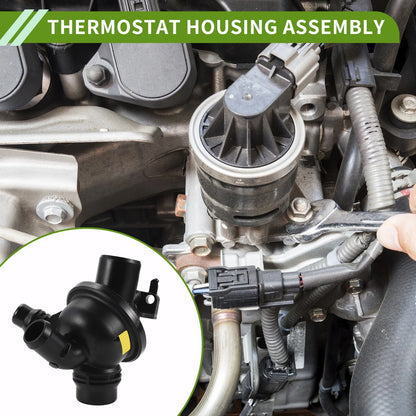 Engine Coolant Thermostat Housing for BMW 530i, 740i (2012-2013)