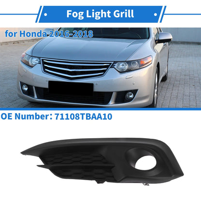 Front Left Fog Light Grill for Honda Civic (2016-2018)