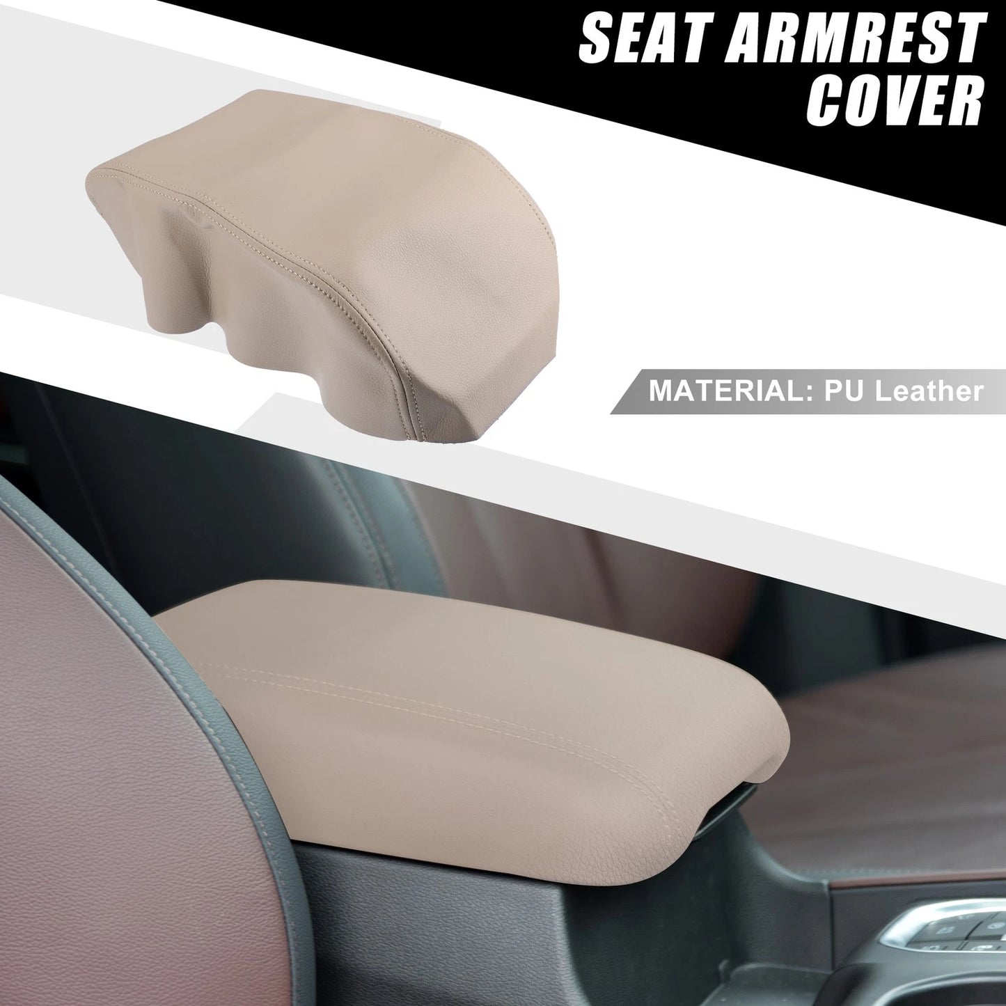 Beige Center Console Armrest Cover for Toyota Avalon (2000-2004)