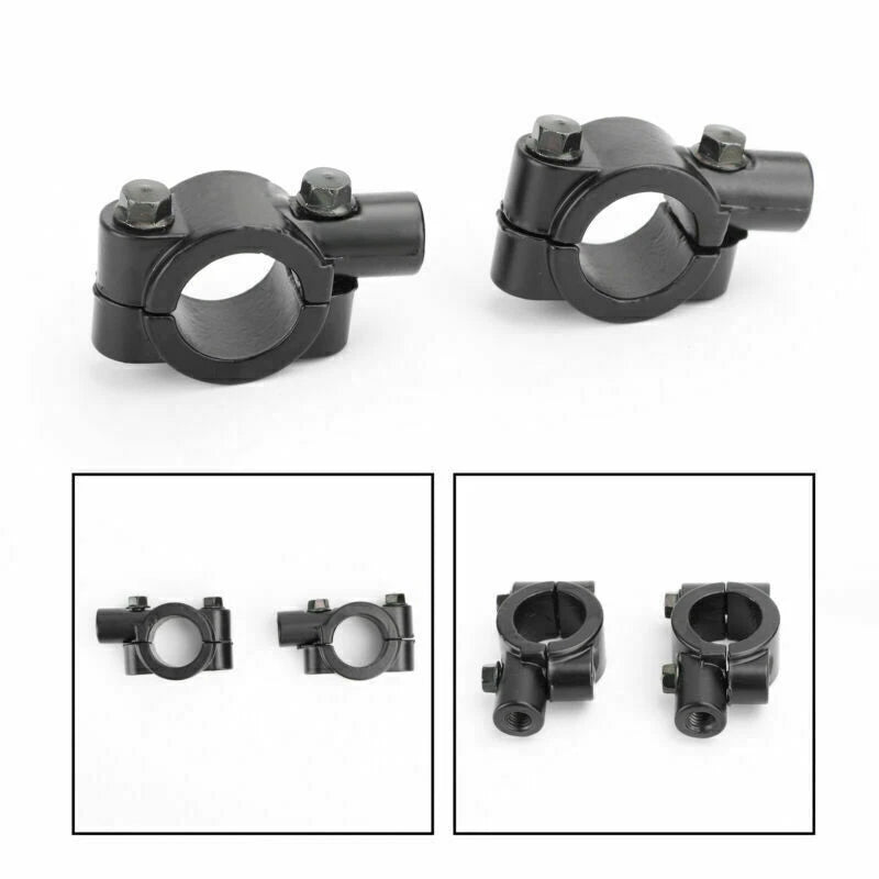 8mm Mirror Clamp for 22mm Handlebar M8 Motorcycle Trike (F2)