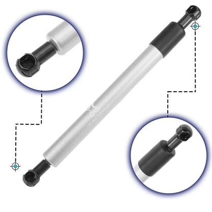 Gas Spring Tailgate Lift Support Silver Tone Set for Dodge Ram