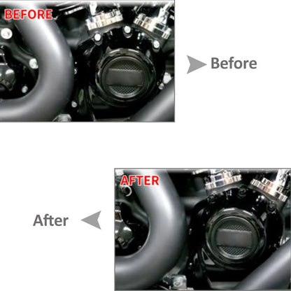 Black Engine Bolt Caps Cover for Harley Touring Road Street King Glide Softail
