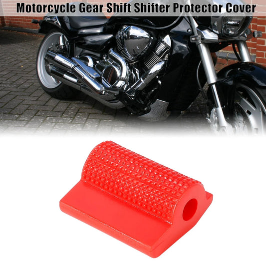 Universal Red Gear Shift Shifter Boot Protector Cover Anti Slip for Motorcycle