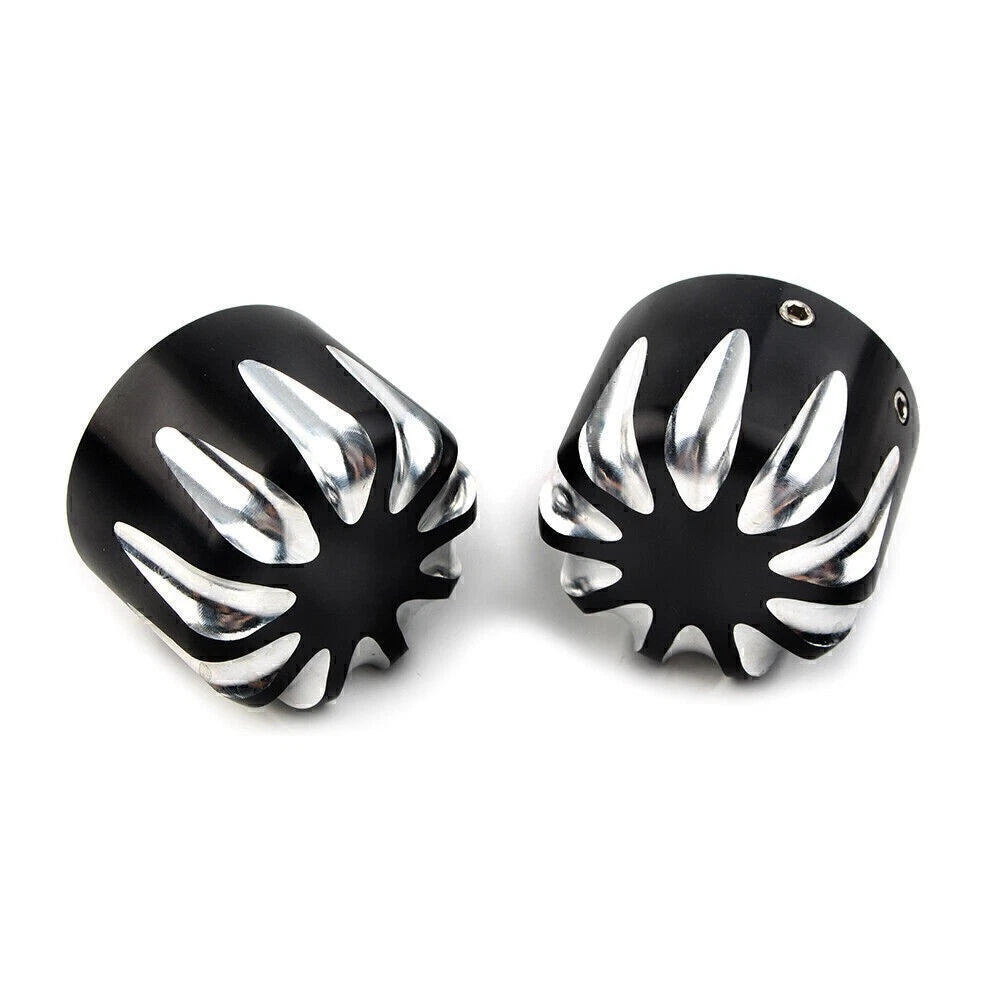 CNC Cut Front Axle Cap Nut Cover for Harley Electra Glide & Sportster (All)