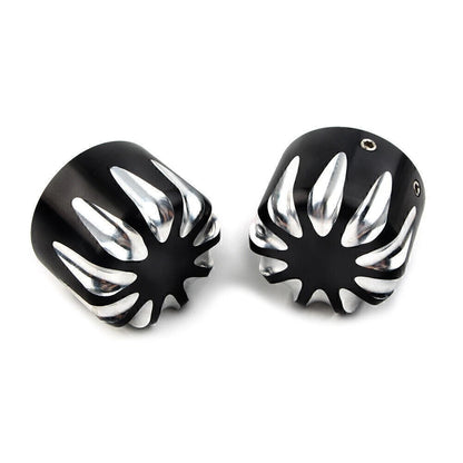 CNC Cut Front Axle Cap Nut Cover for Harley Electra Glide & Sportster (All)