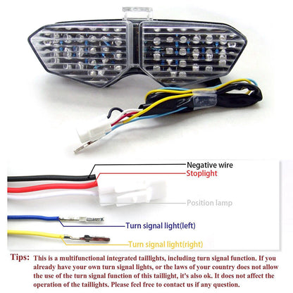 Tail Light for Yamaha R6/R6S (2003-2009) Clear Lens