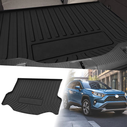 Flat Face Cargo Liner Rear Trunk Mat for Toyota RAV4 (2013-2019) 1 Pc
