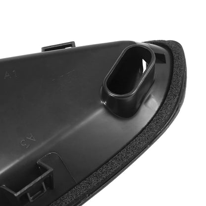 Hood Side Air Vent Cover Bezels Trim Matte Black for Jeep Wrangler (2007-2018)