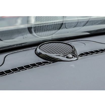 Carbon Fiber ABS Dashboard Horn Cover Trim for Dodge Durango (2011-2021)