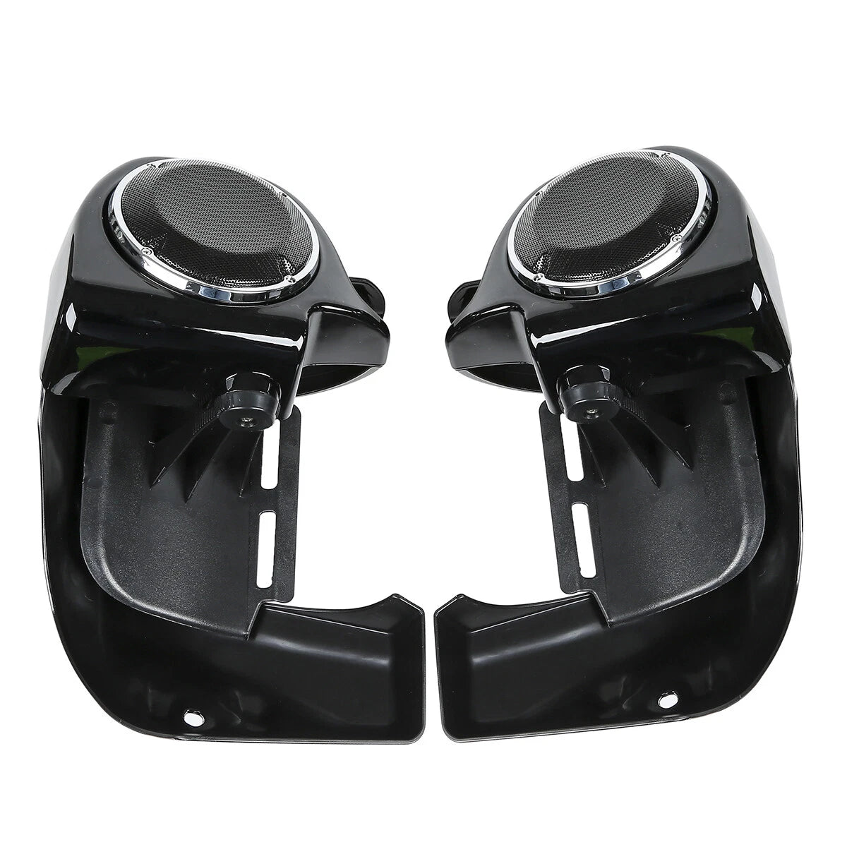 6.5'' Speaker Grills & Vented Leg Fairings for Harley Touring (1983-2013)