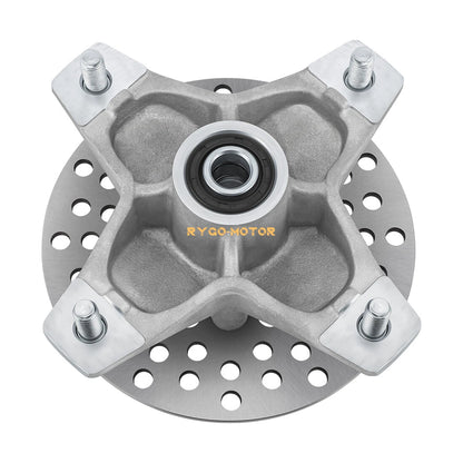 Front Wheel Hub & Brake Disc Rotor for Yamaha Raptor 660R 700 700R YFZ450