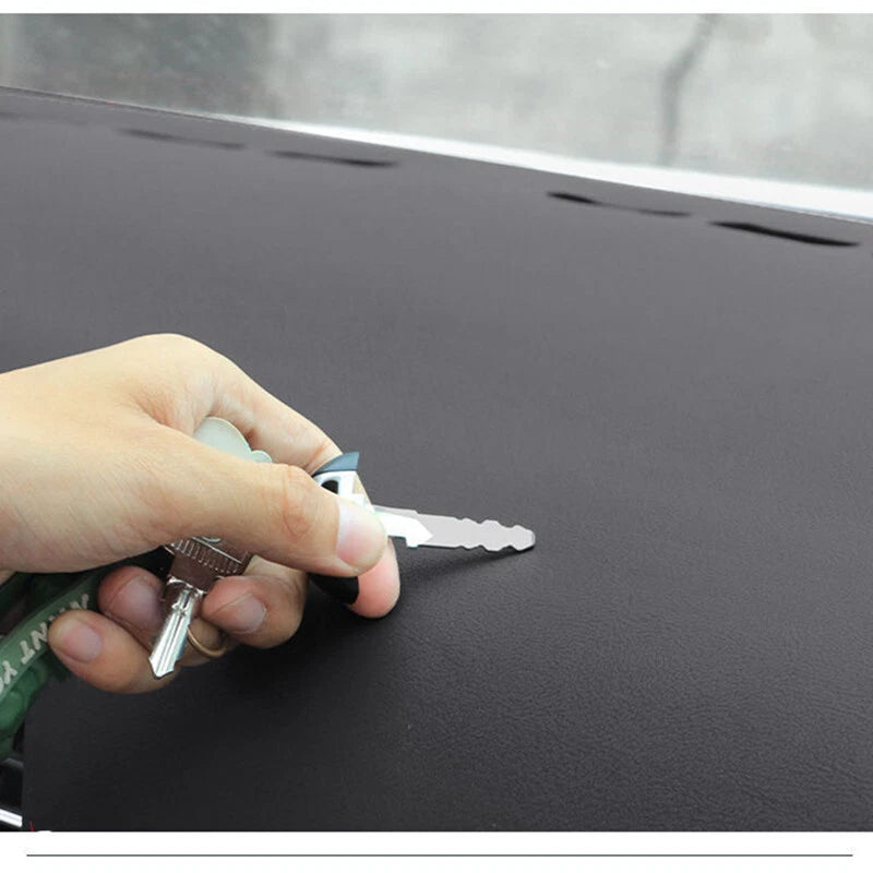 RHD PU Leather Dashboard Cover for Toyota Yaris (2014–2018)