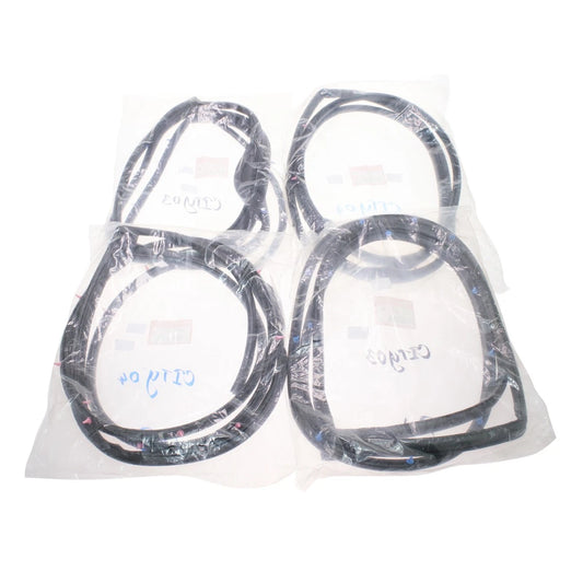 Front Rear Door Weatherstrip for Honda Fit Aria City Sedan 2003-2008