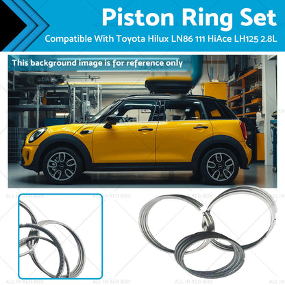 Piston Ring Set for Toyota Hilux HiAce LN86 LN106 LN107 LN110 LN111 LH125 2.8 3 (1984-1997)