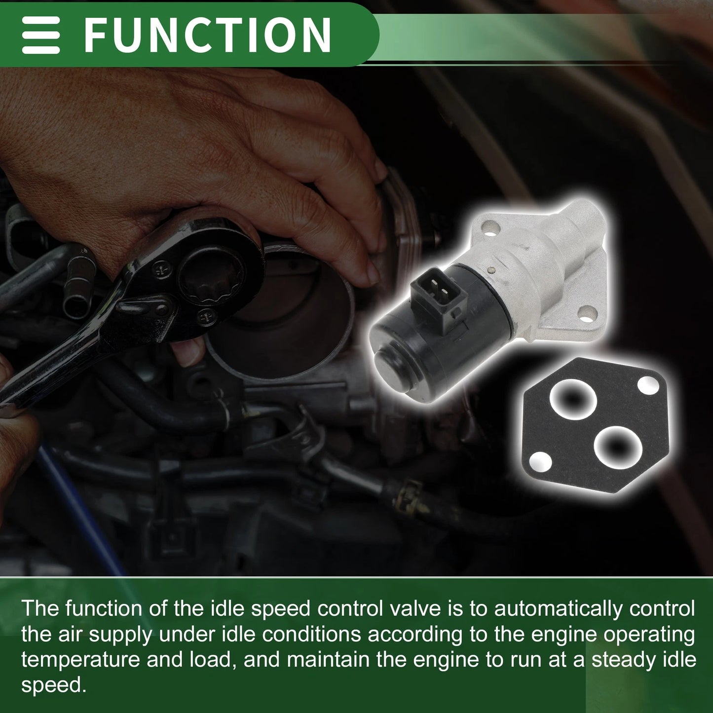 Idle Air Control Valve for Ford Fiesta (1995-2002)