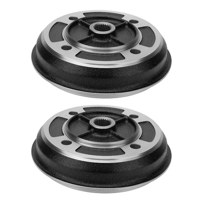 2 x Front Wheel Brake Drum Hub for Kawasaki KAF620 KAF950 Mule (1993–2001)