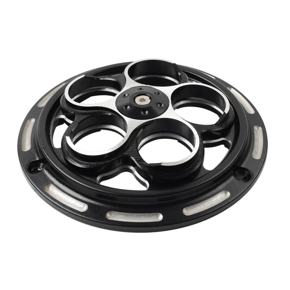 Black Engine Cooling Fan Cover for Vespa Sprint Primavera 150 (2013-2023)
