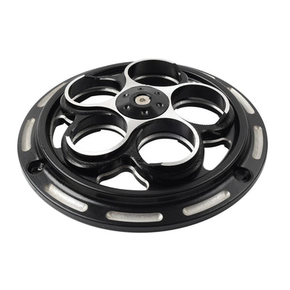 Black Engine Cooling Fan Cover for Vespa Sprint Primavera 150 (2013-2023)