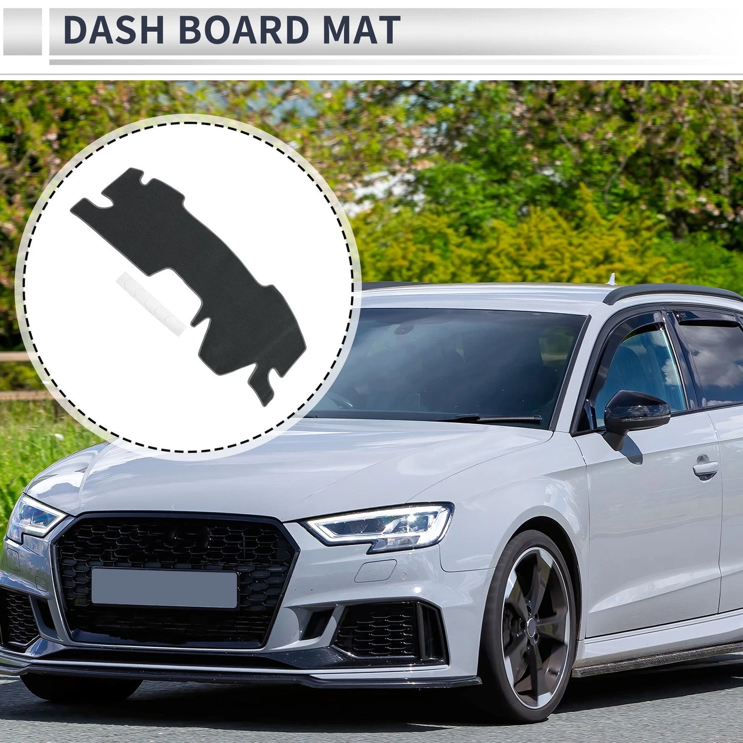 Dashboard Cover Mat for TOYOTA Yaris Cross (2023) - Sun Protector Pad Gray
