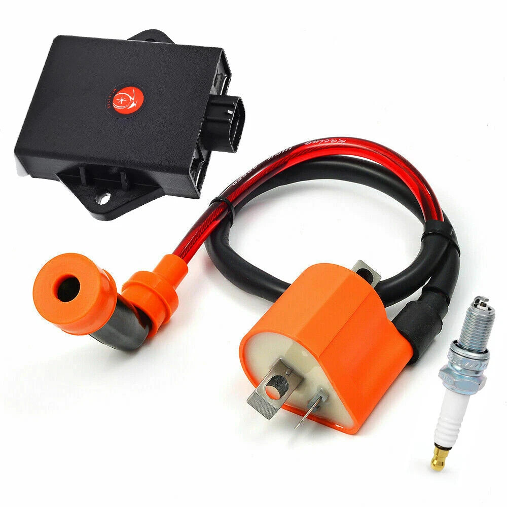 Ignition Coil CDI Spark Plug for Suzuki King Quad 300 LTF300F 99-02 4x4